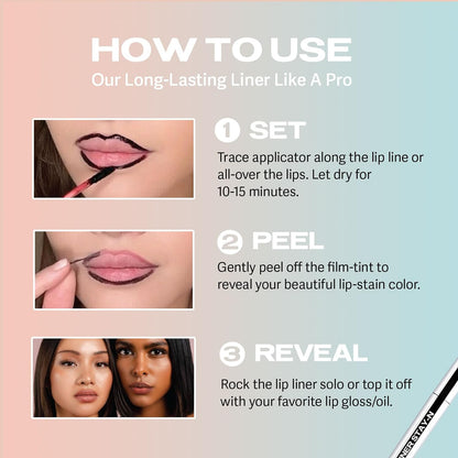 PEEL OFF LIP LINER STAIN