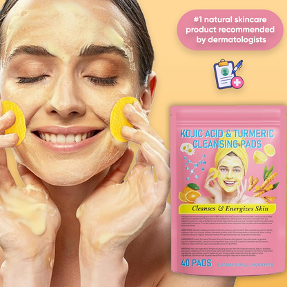 spark - turmeric & kojic acid cleansing pads